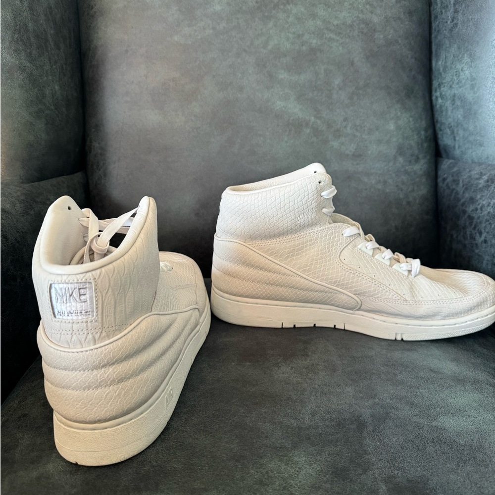 Nike Air Python Premium White Sneakers Atheleisur… - image 2